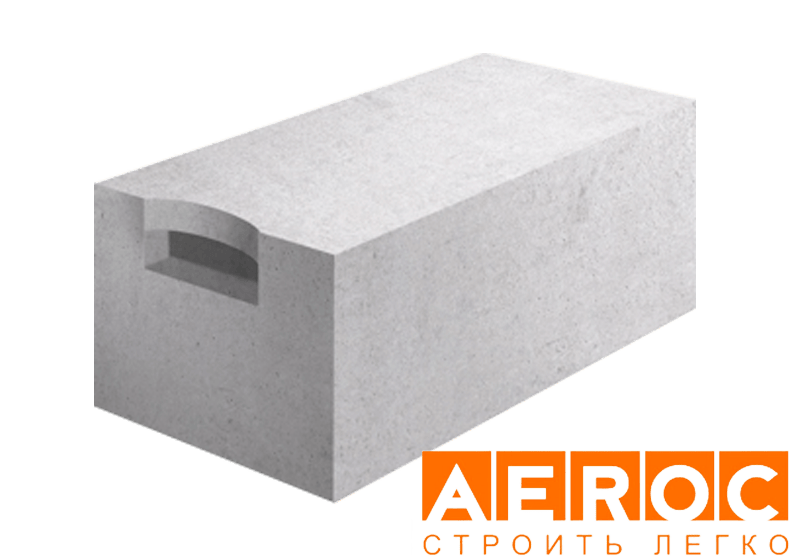 Газобетон Aeroc D600 200х250х625 мм