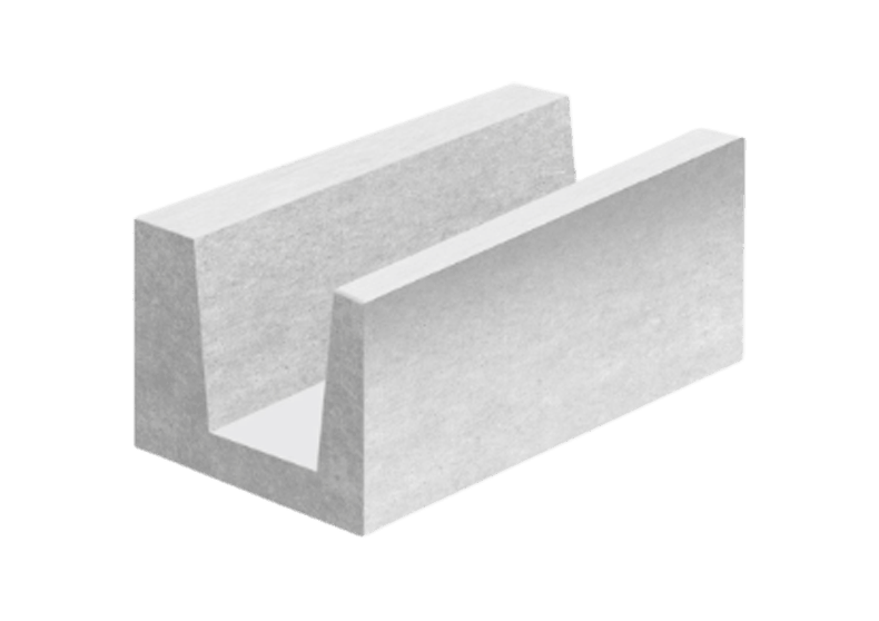 U-блок ЛСР D500 250х250х625 мм